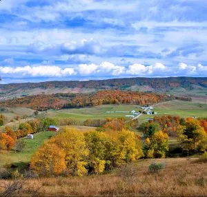 Farmland in the Shenandoah Valley