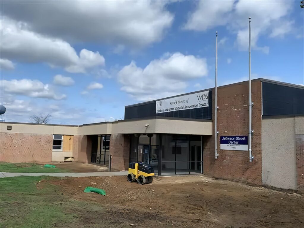 Innovation Center Exterior Construction